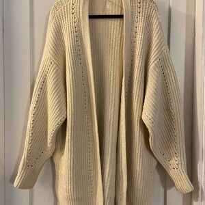 Free People Oversized Grampa Sweater- Size Large-
